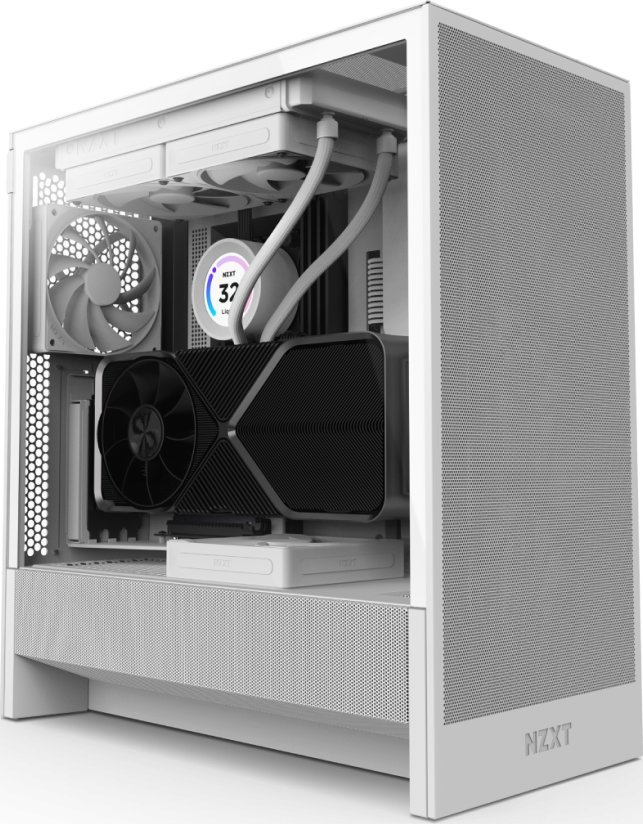 Nzxt H5 Flow pouzdro bílé (CC-H52FW-01)