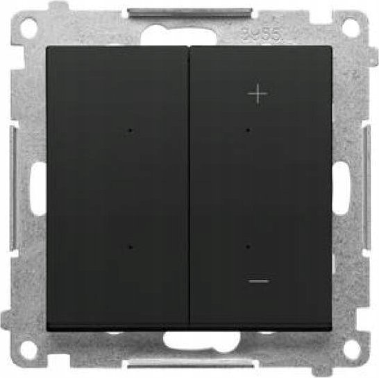 Kontakt-Simon Stmívač Kontakt-Simon 55 TESL1W.01/149 Stmívač pro stmívatelné LED, klíčový modul matně černý