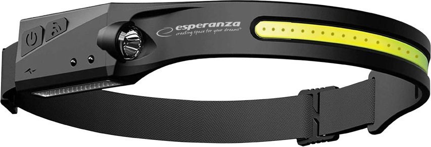 Esperanza EOT067 svítilna Černá, Čelovka LED