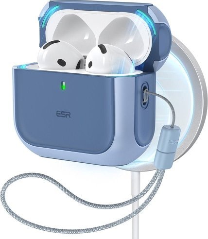 ESR Pouzdro Orbit Halolock MagSafe pro Apple AirPods 4 - modré