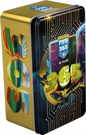 Panini FIFA 365 2024/2025 Adrenalyn plechová krabička hranatá