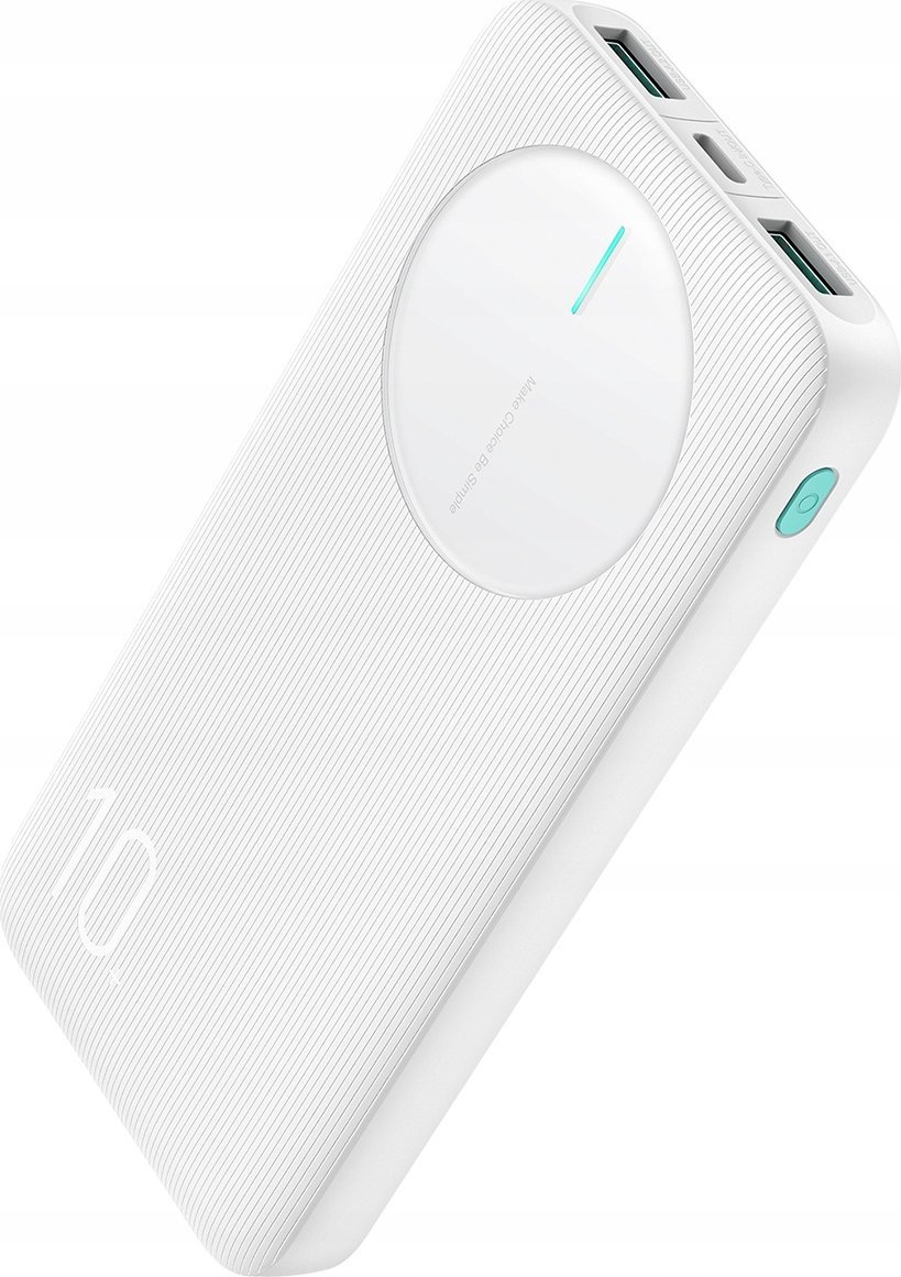Joyroom Powerbank JR-PBF12 2.4A LED 10000mAh (white)
