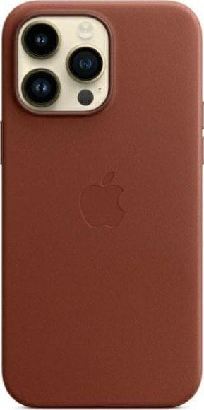 Apple Pouzdro Apple MPPQ3FE/A pro iPhone 14 Pro Max 6.7 MagSafe kožené pouzdro umbra/umbra