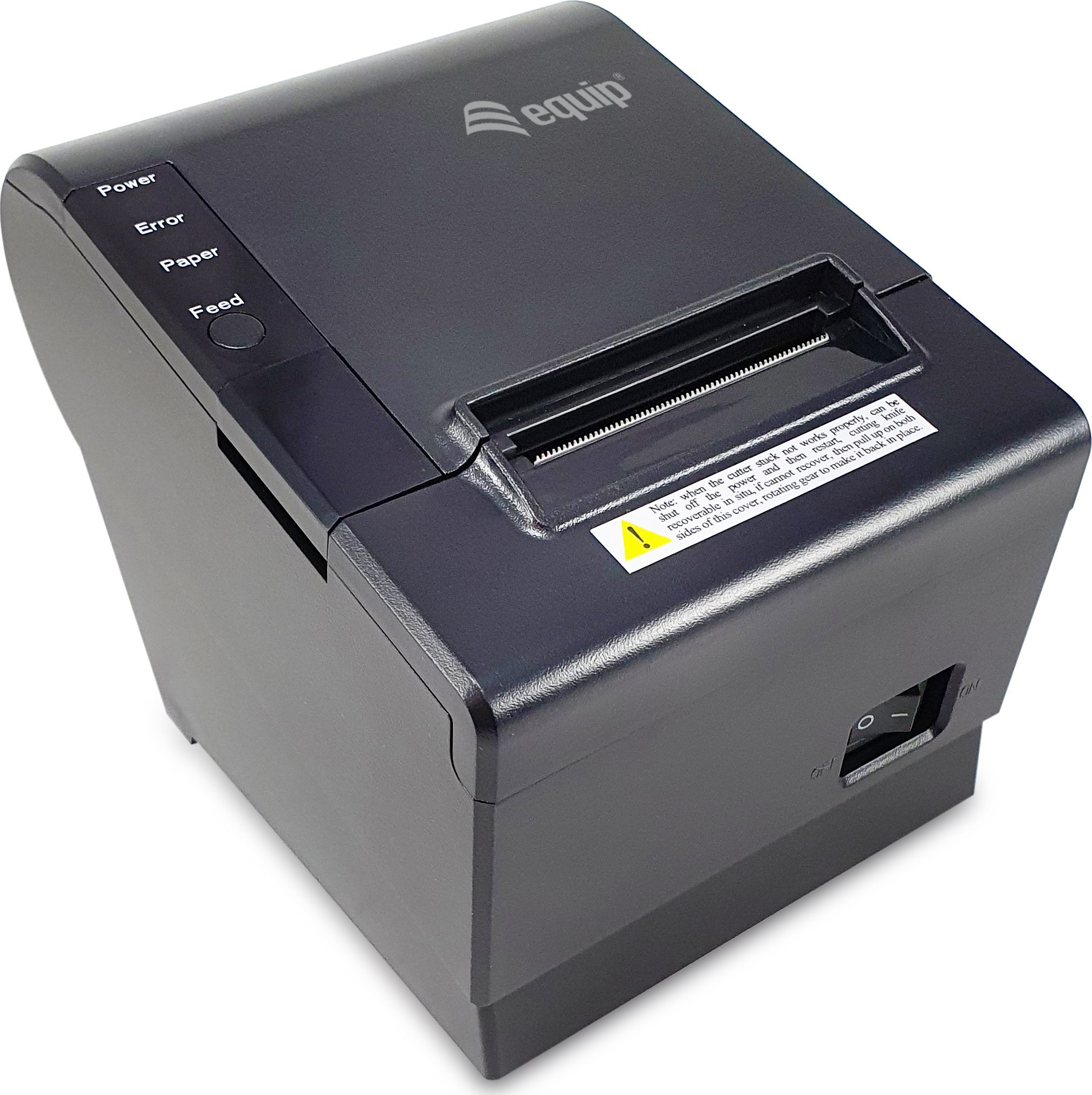 Equip Termotiskárna účtenek Equip 58 mm s automatickou řezačkou, USB/Ethernet/připojení k pokladní zásuvce, termální, POS tiskárna, 203 x 203 DPI, 220 mm/s, ASCII, 8 cm