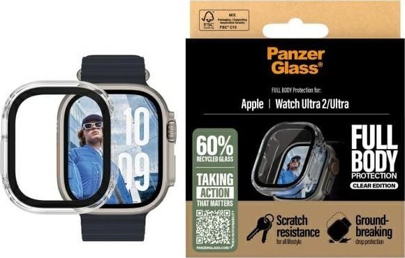 PanzerGlass PanzerGlass Snappie Apple Watch Ultra 2 čiré/průhledné celé tělo 3721