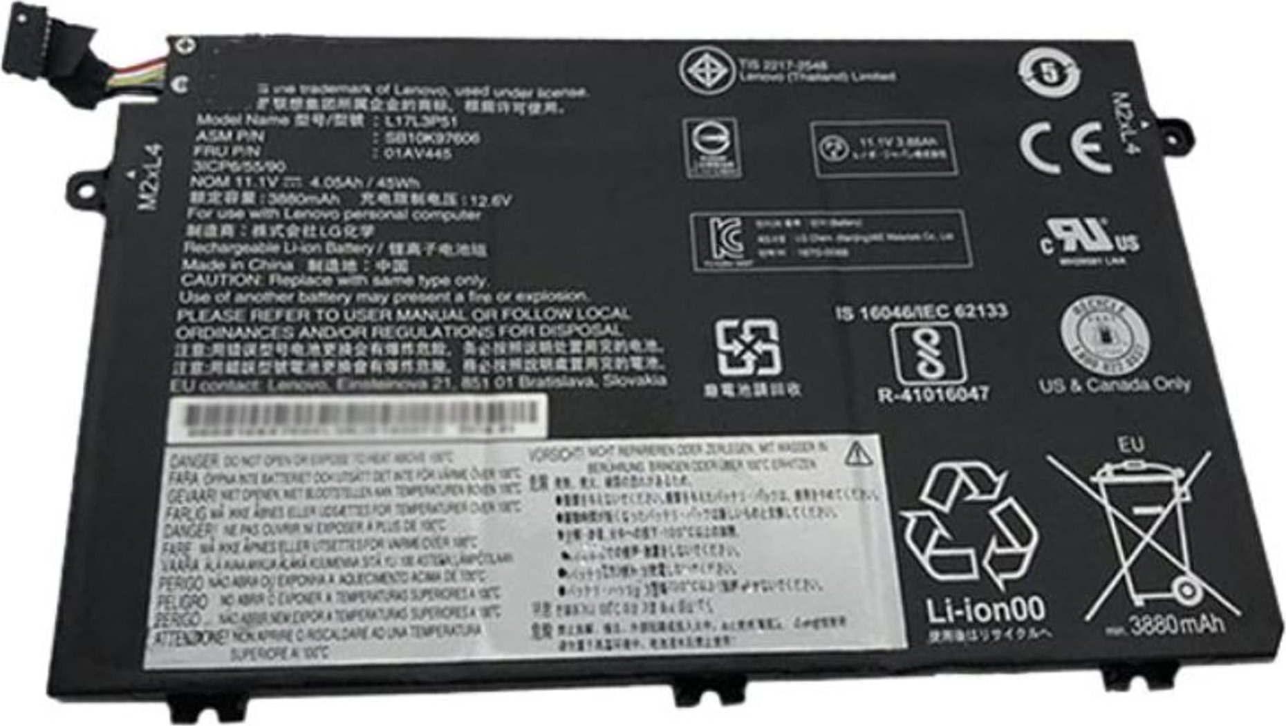 Baterie Lenovo 3c 45Wh LiIon SMP baterie