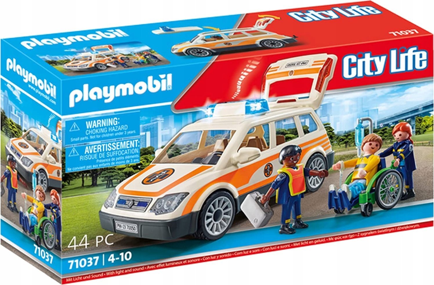 Playmobil PLAYMOBIL 71037 auto záchranáře, stavebnice