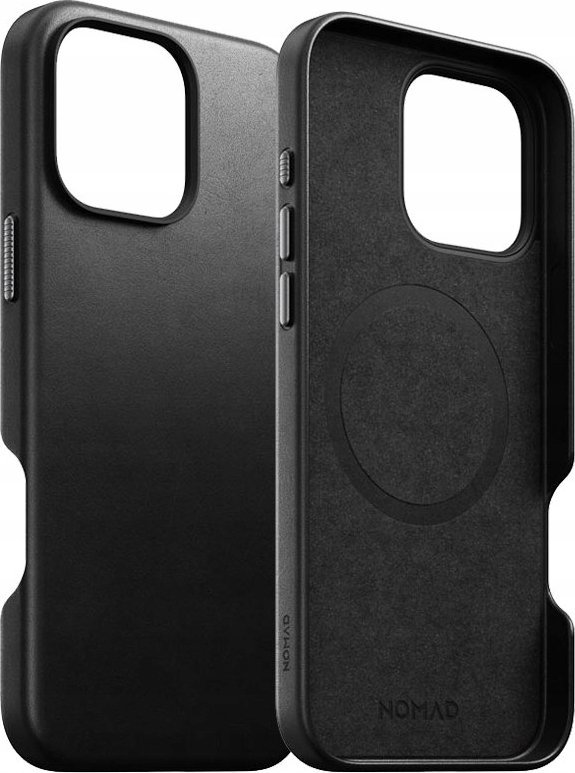 Kožené pouzdro Nomad Nomad Traditional, černé, iPhone 16 Pro Max