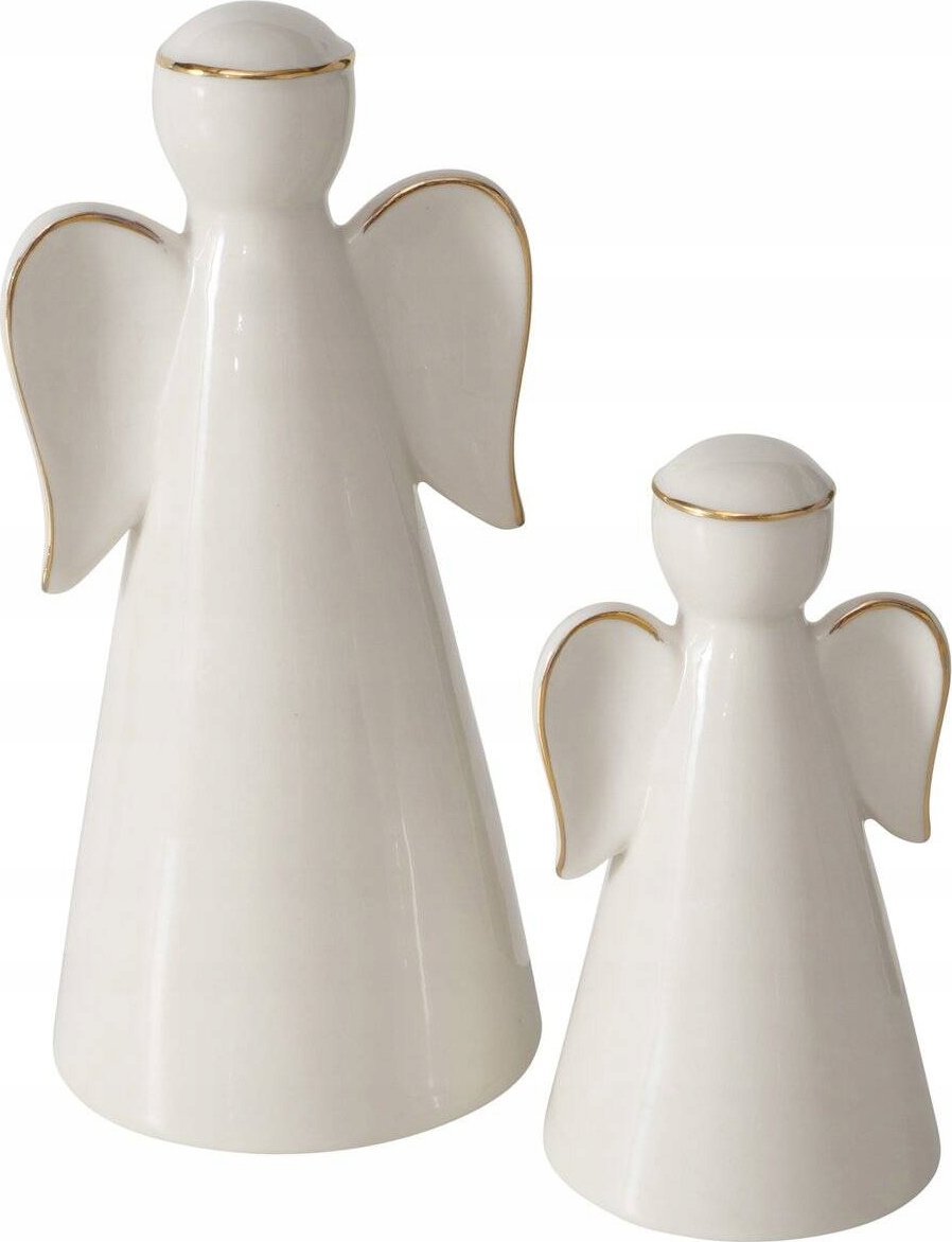 Boltze Dvě porcelánové figurky VELIDEN, bílí andělé