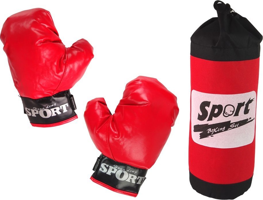 LeanToys Boxerská sada Boxerské pytel Boxerské rukavice Boxerská sada LEAN Toys