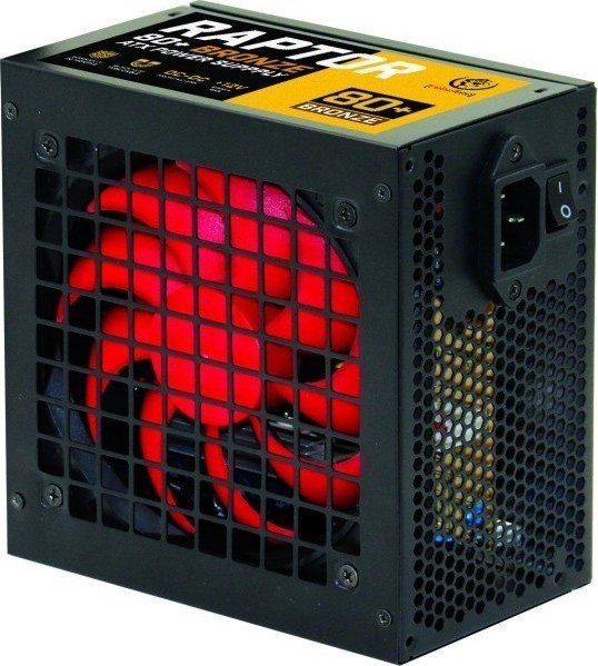 Rebeltec ATX zdroj RAPTOR 600W BRONZE 80+, Single Rail, DC-DC