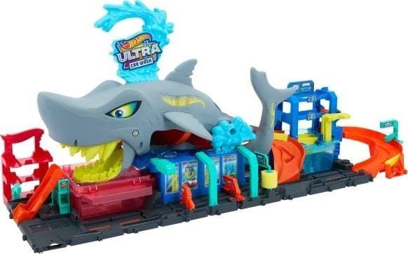 Hot Wheels Hot Wheels City Ultimate Shark Car Wash Building