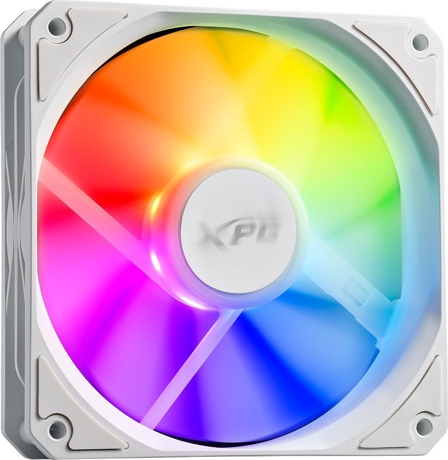 XPG Ventilátor Vento R 120 ARGB PWM bílý (VENTOR120ARGBPWM-WHCWW)