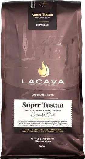 Zrnková káva LaCava - Super Tuscan Espresso 1kg