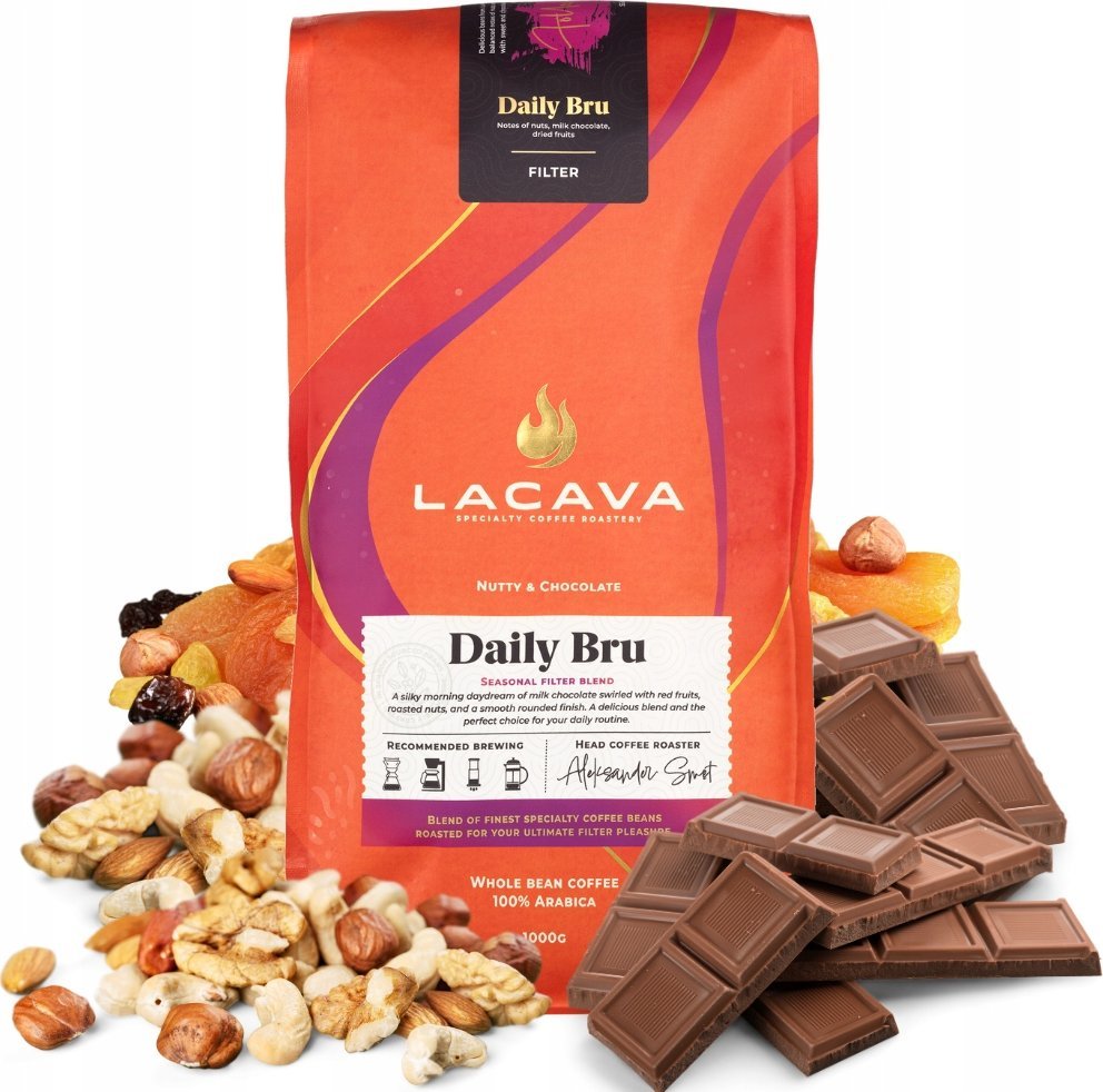 Zrnková káva LaCava LaCava - Daily BRU Filter 1kg