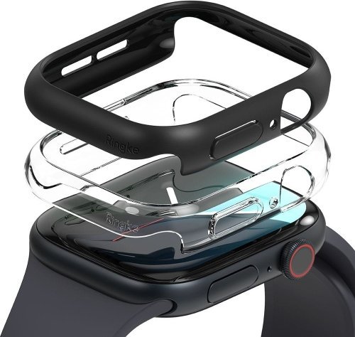 Ringke Ringke SLIM 2 kusy Apple Watch 10 (46 mm) průhledné a matné černé