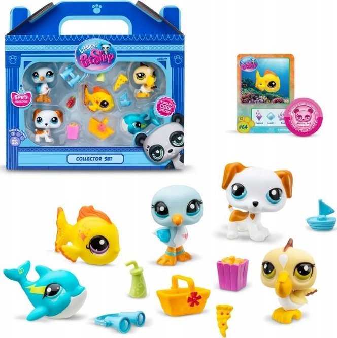 NO NAME Figurka Littlest Pet Shop - BEACH BESTIES COLLECTORS 5 KS (00517) /Figurky /Vícebarevné
