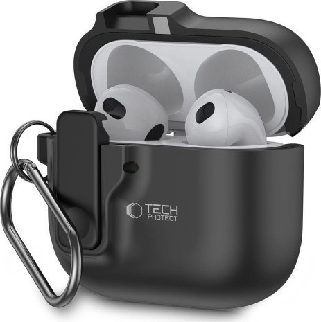 Tech-Protect TECH-PROTECT SLIM HOOK APPLE AIRPODS 4 ČERNÝ