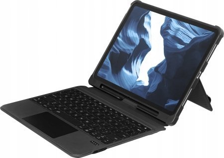 PICOM Laut Type Folio 2 - Ochranné pouzdro s Bluetooth klávesnicí pro iPad Air 11 M2 (2024), iPad Pro 11 1/2/3/4G a iPad Air 10.9 4/5G (černé)