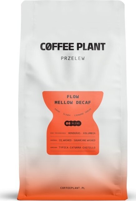 Coffee Plant FLOW Mellow Bezkofeinová zrnková káva 800 g