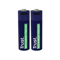 TRUST Nabíjecí baterie AA, USB-C, 2ks