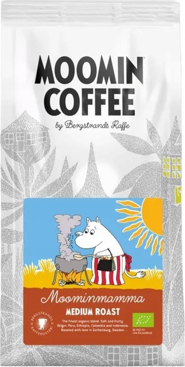 Bergstrands Kafferosteri zrnková káva Bergstrands Kafferosteri - Moomin Coffee - Moominmamma 250g