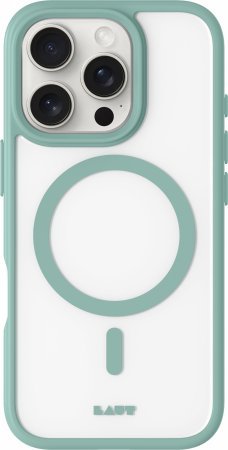 PICOM Laut Huex Protect - ochranný kryt pro iPhone 16 Pro Max kompatibilní s MagSafe (zelený s štěrbinou)