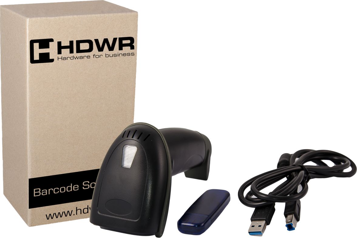 HDWR bezdrátová 1D čtečka čárových kódů (HD43)