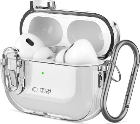 Tech-Protect TECH-PROTECT SLIM HOOK PRO APPLE AIRPODS PRO 1 / 2 ČIŘÝ