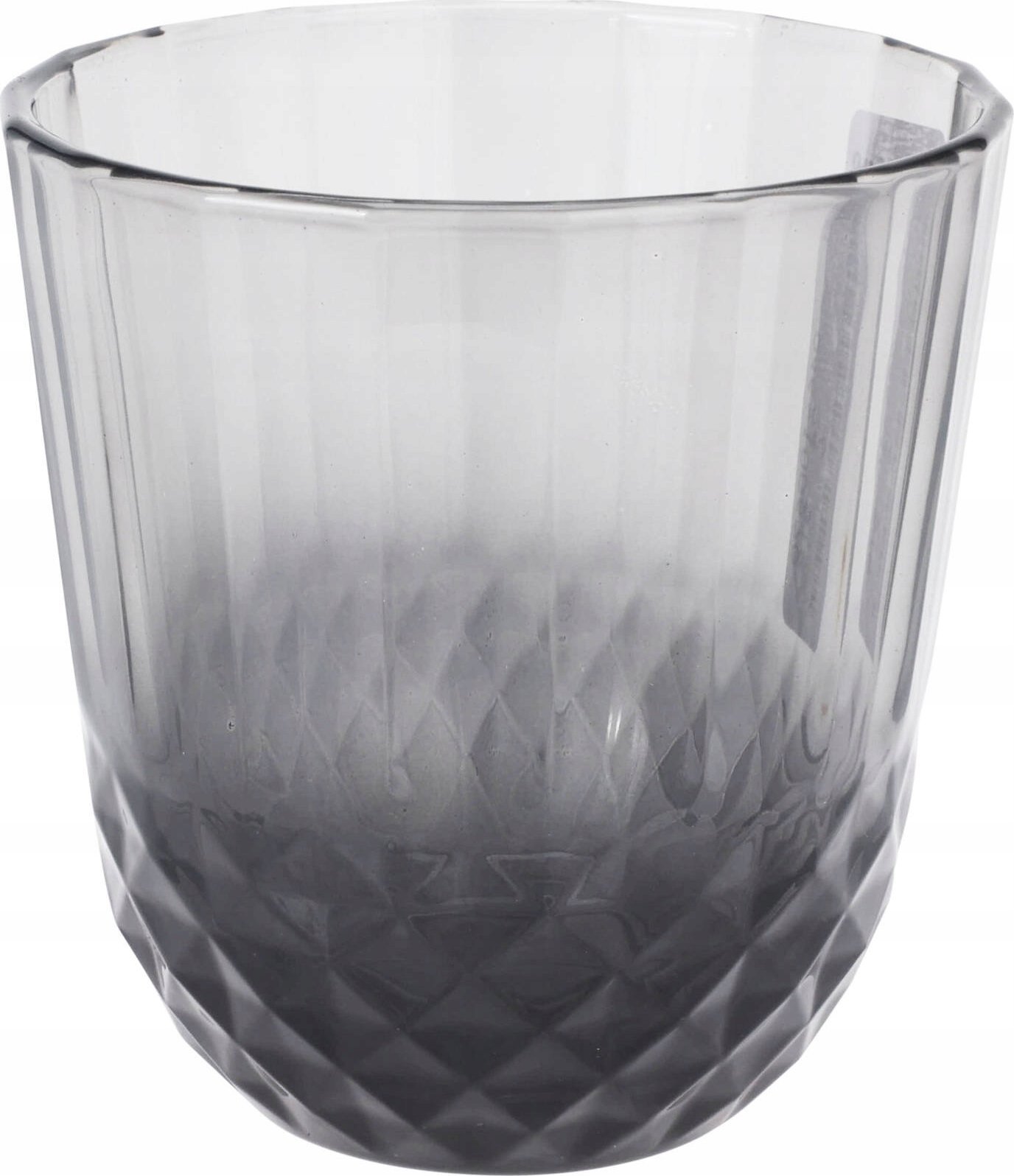 Excellent Houseware Skleněný hrnek ze šedého skla, 345 ml