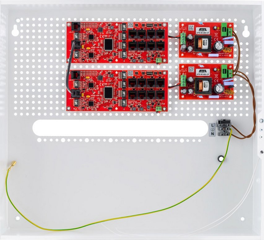 Atte Sada IP kamer pro 16 IP kamer, PoE switch 16P+2G ATTE IP-16-20-H