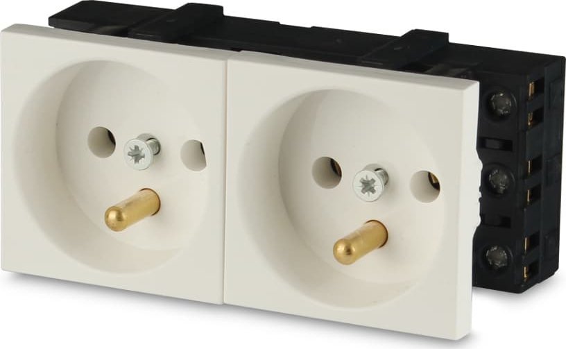 Javel Dvojitá elektrická zásuvka 2M