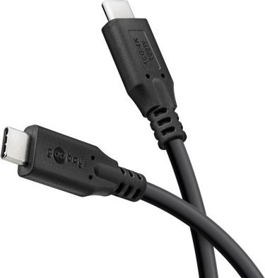 Goobay Kabel USB-C - USB-C 0,5 m černý (RB74199)
