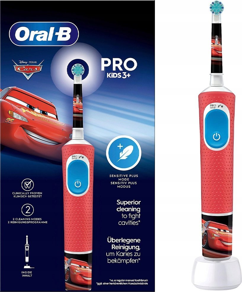 Zubní kartáček Oral-B Vitality Pro 103 Cars červený