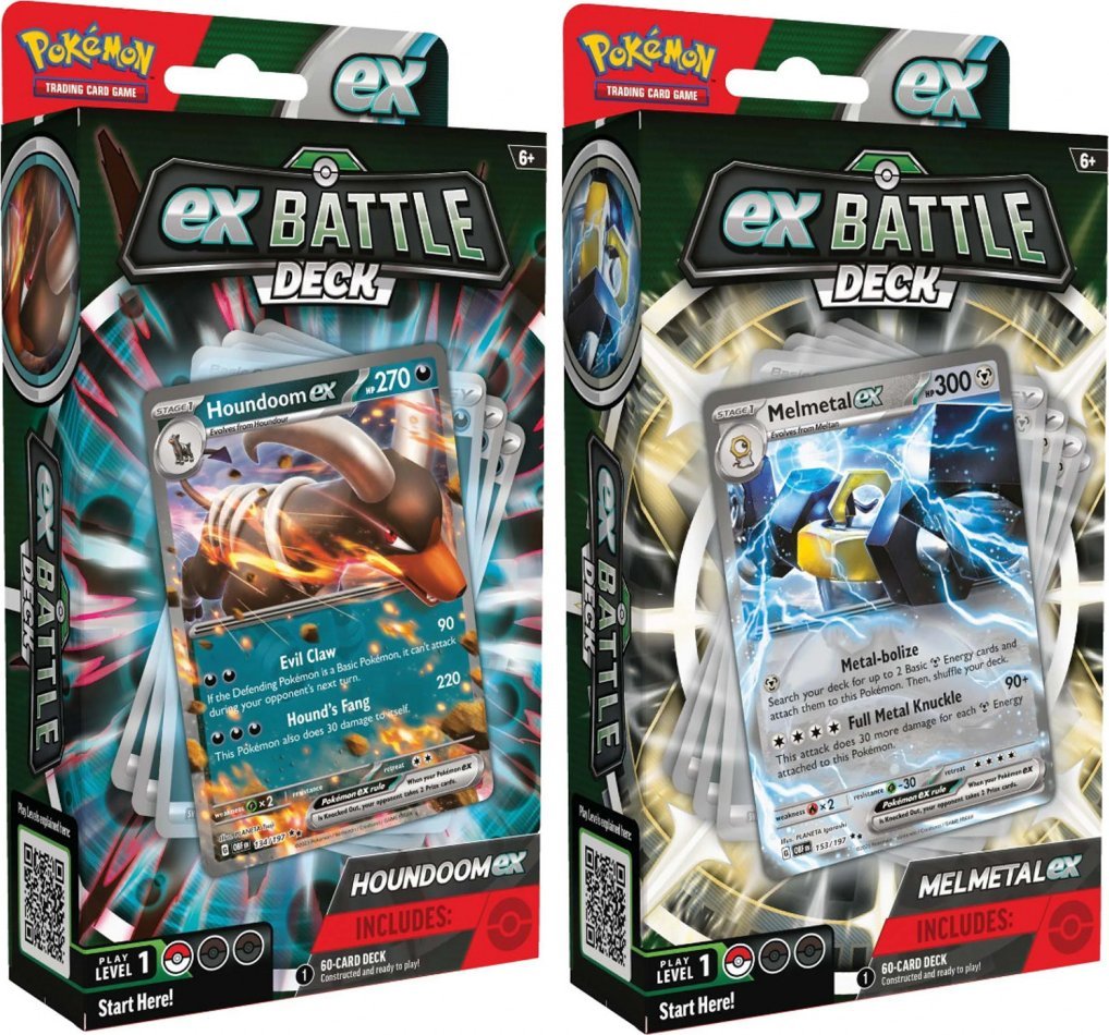 Rebel POKEMON TCG: EX BATTLE DECK - VYSTAVENÍ FILMŮ METAL EX A HOUNDOOM EX (ANG)
