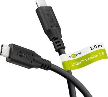 Goobay Kabel USB-C - USB-C 2 m černý (RB74197)