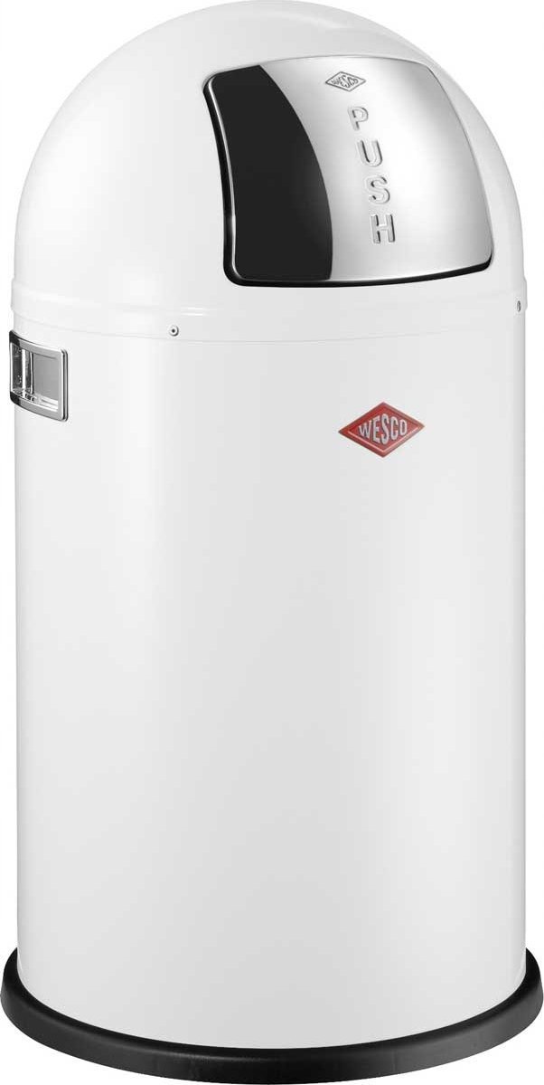 Wesco Odpadkový koš Wesco Pushboy 50l bílý odpadkový koš