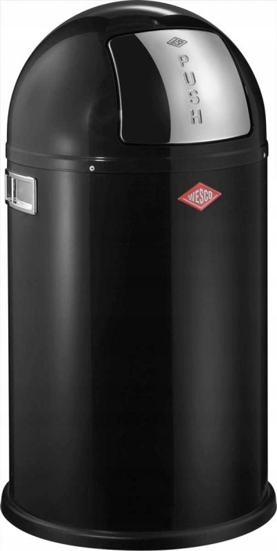 Wesco Odpadkový koš Černý odpadkový koš 22l Pushboy Jr. Wesco