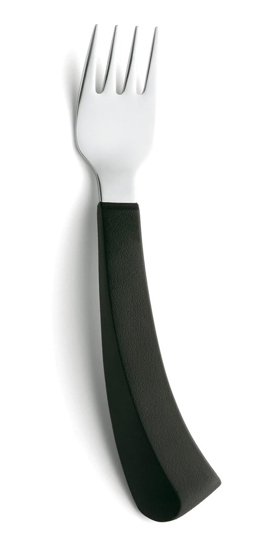 Zakřivená vidlička pro leváky