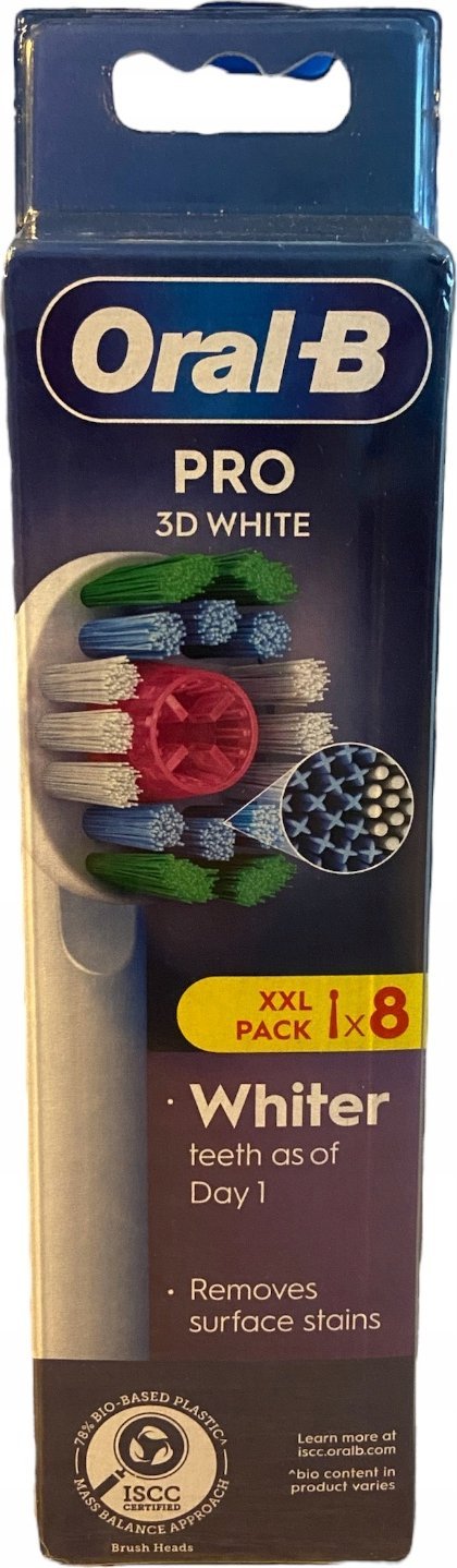 Kartáčková hlavice Oral-B ORAL-B BRAUN BRUSH HEADS EB18-8 WHITE3D