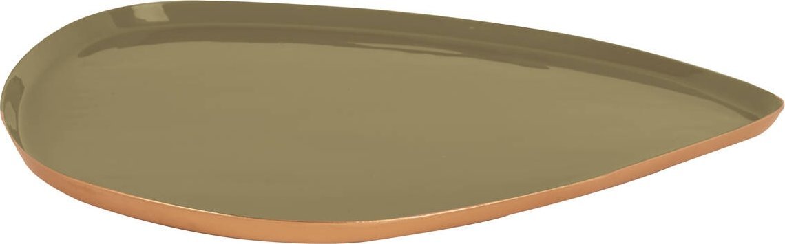 Podnos na parfém Present Time MILA, kov, 26 x 29,5 cm