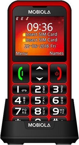 Mobilní telefon Vega Mobiola MB700 2G s velkou obrazovkou a funkcemi pro seniory