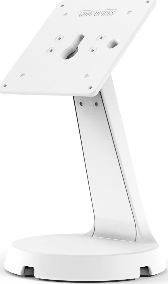 Compulocks iPad 10.2  Space Enclosure Mast Counter Stand - Montážní sada (kryt, stojan) - pro tablet - uzamykatelný - ocel, hliník - bílá - velikost obrazovky: 10.2  - čítač - pro Apple 10.2-inch iPad