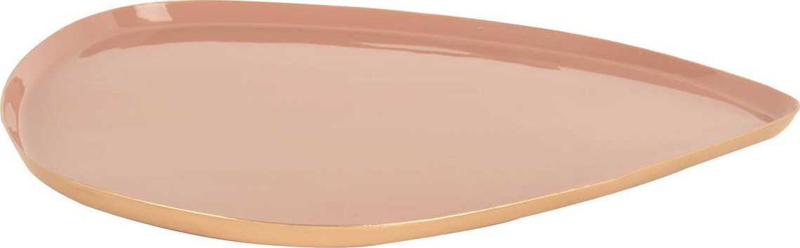 Podnos na parfém Present Time MILA, kov, 26 x 29,5 cm