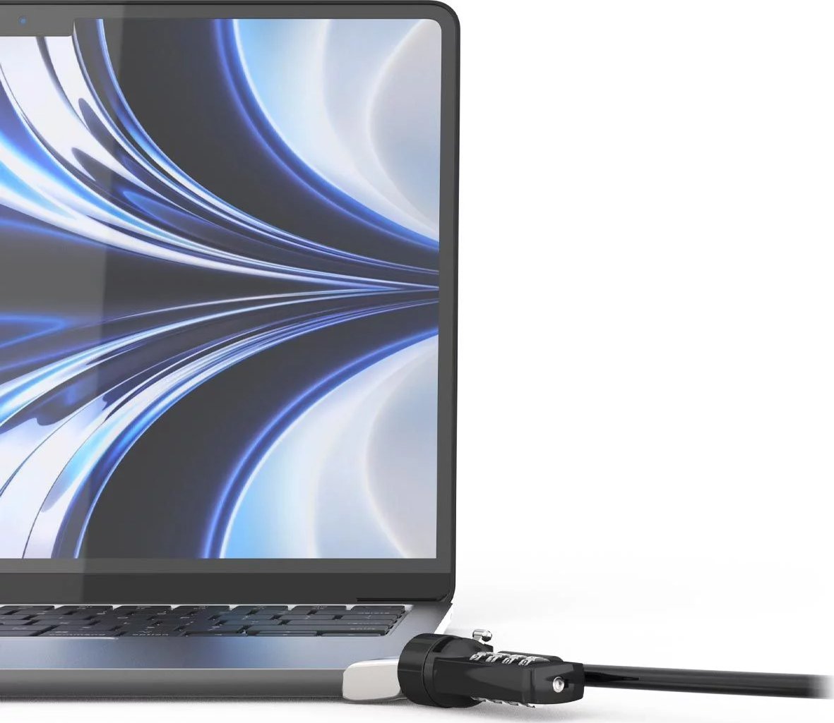 Compulocks Ledge Adapter for MacBook Air M2 and M3 with Combination Lock - Adaptér bezpečnostního kabelového zámku - s číselný kabelový zámek - pro Apple MacBook Air M2