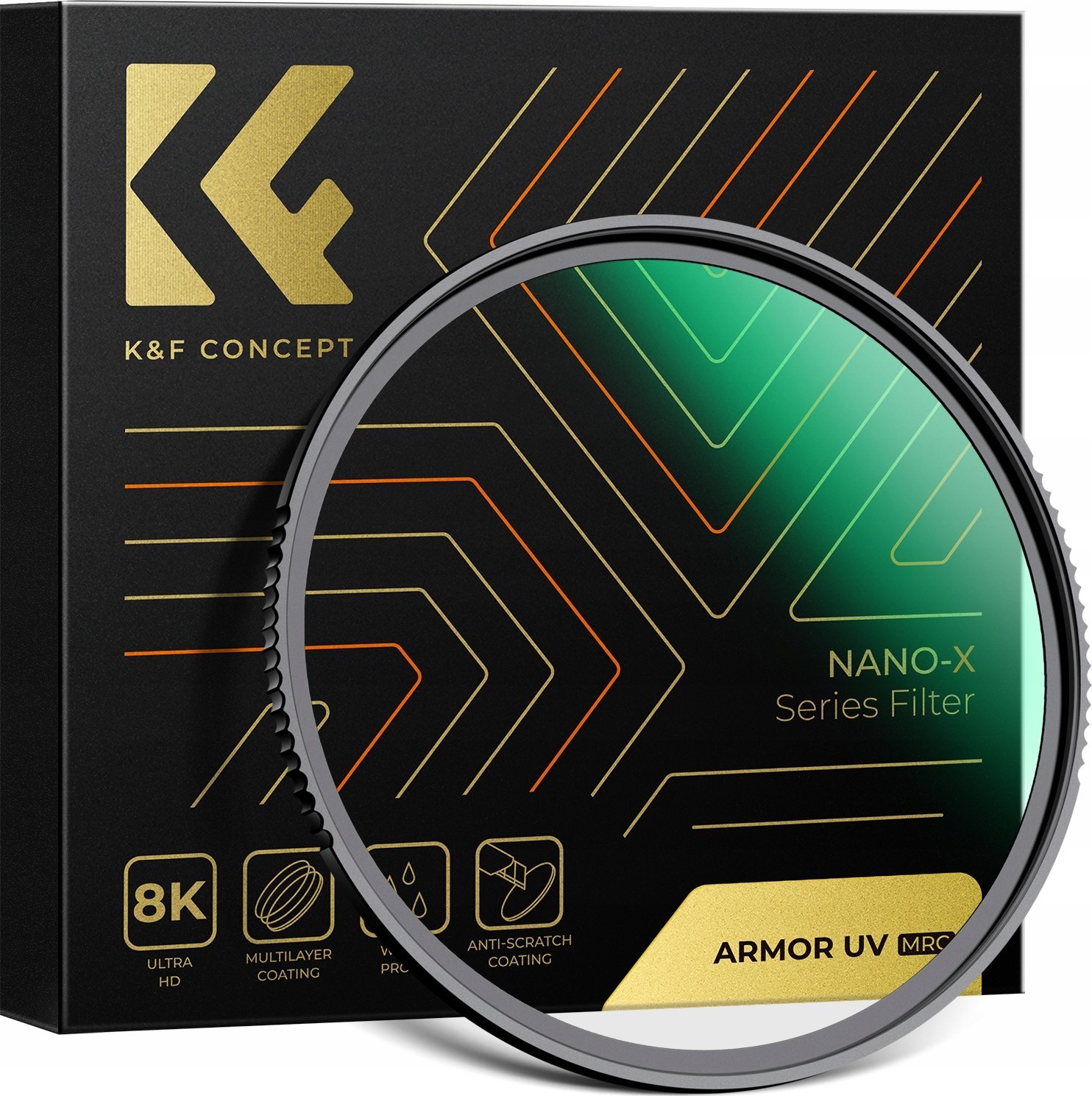 K+F filtr Advanced Armor UV ultrafialový filtr K&f Nano-x Mrc 77 Mm 77mm / Kf01.2748