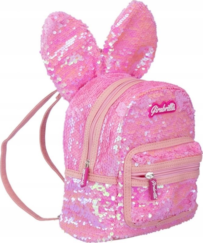 Pěkný batoh Girabrilla Bunny růžový