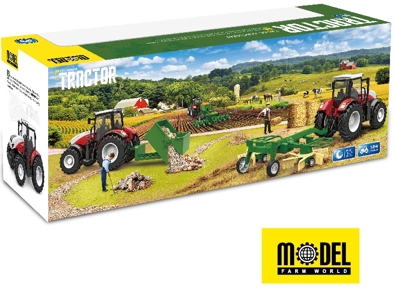 R/C Traktor 1:24 s pluhem