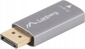 Lanberg Displayport(M)-HDMI(F)4K stříbrný adaptér