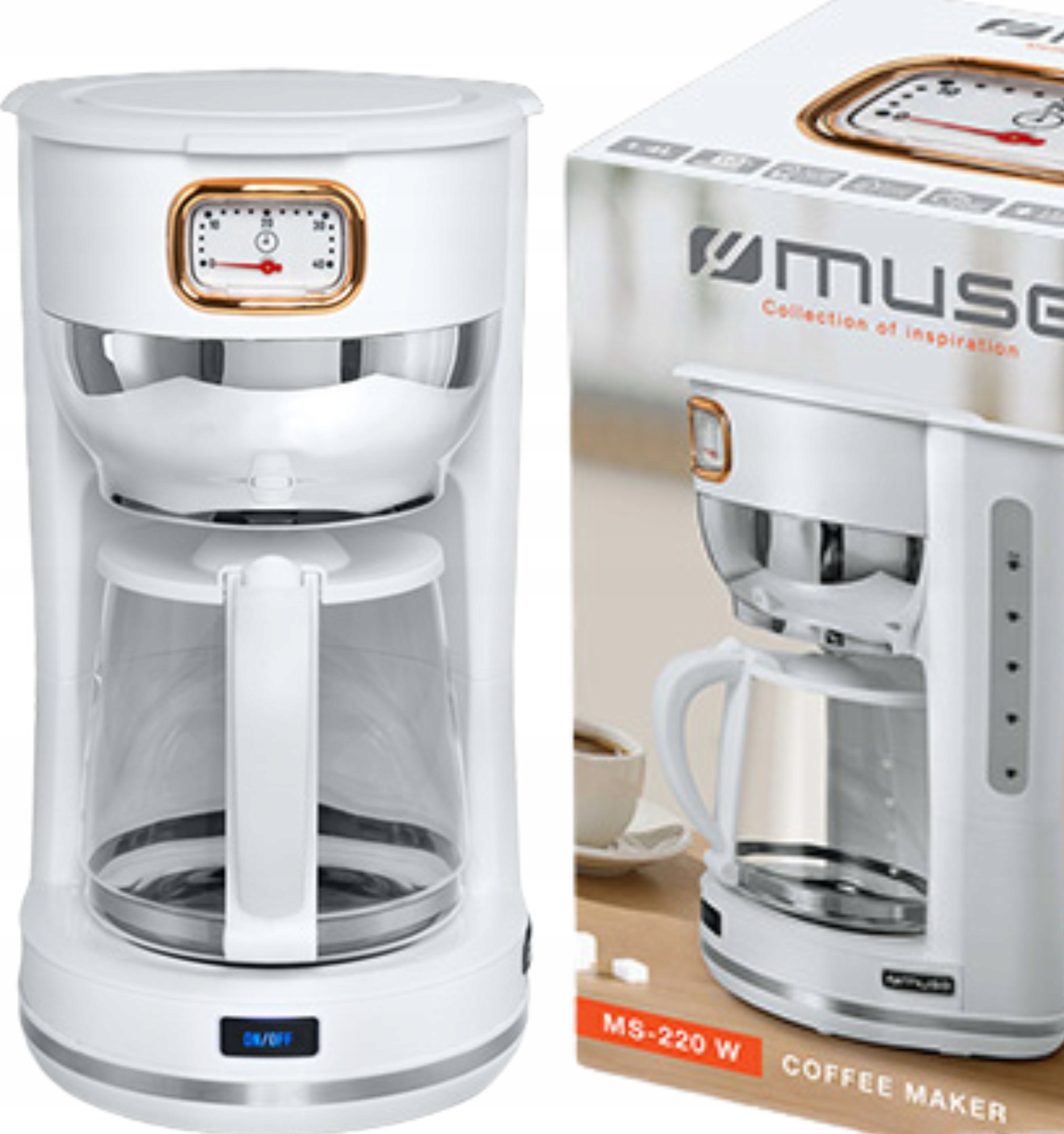 Kávovar na překapávanou kávu Muse MUSE MS-220W 1000W KÁVOVAR DRINK